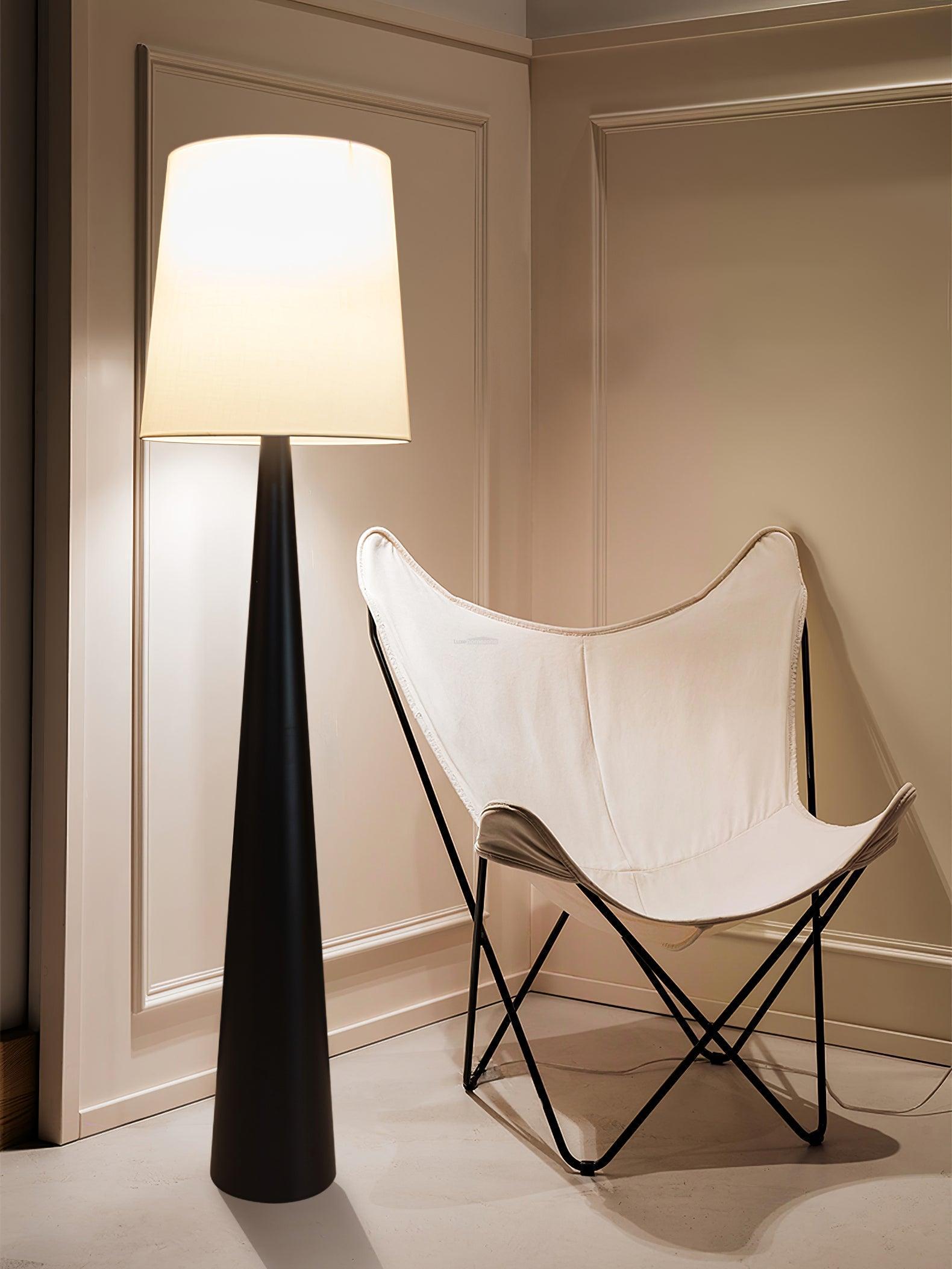 Montenegro Floor Lamp ∅ 19.7″ - Drapery-1-Luxehomezone