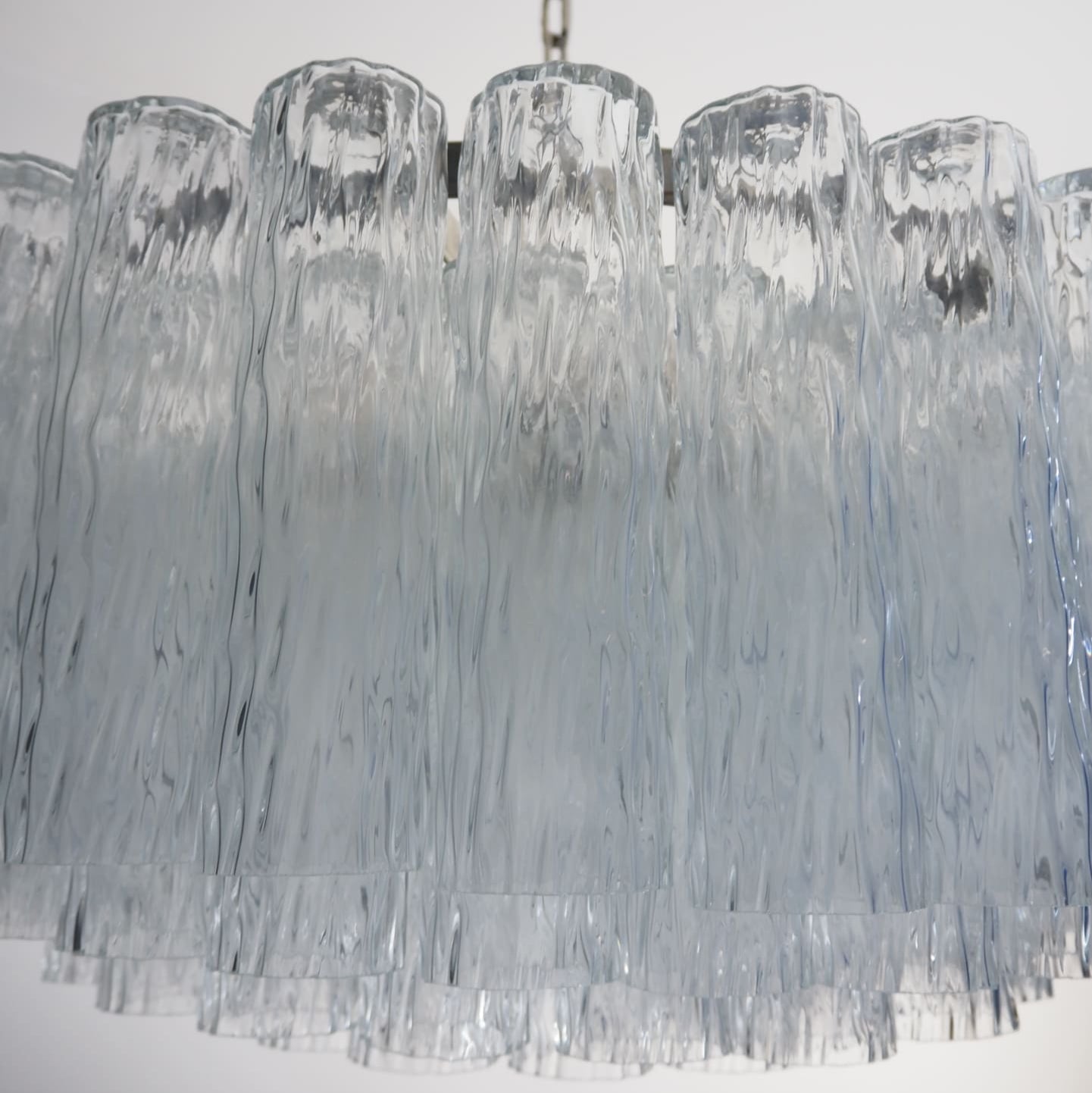 Tronchi Murano Glass Chandelier – 101 Tuber – Transparent