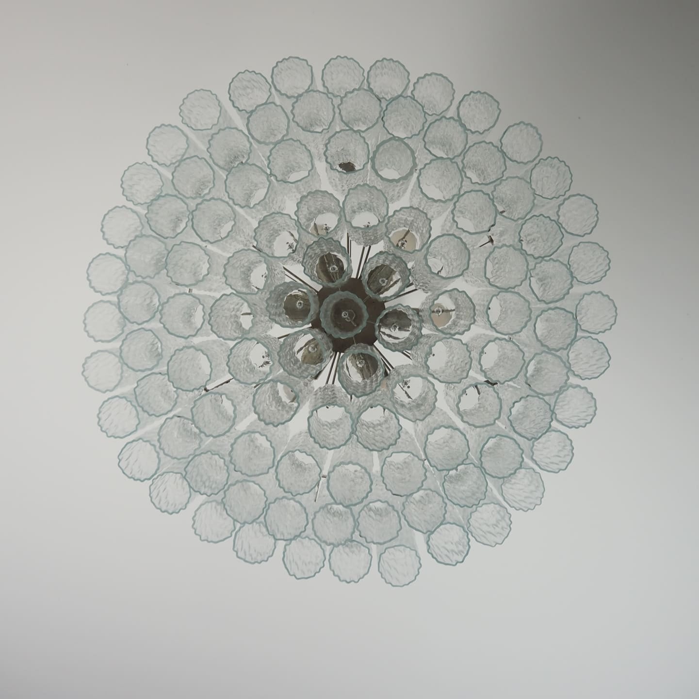 Tronchi Murano Glass Chandelier – 101 Tuber – Transparent