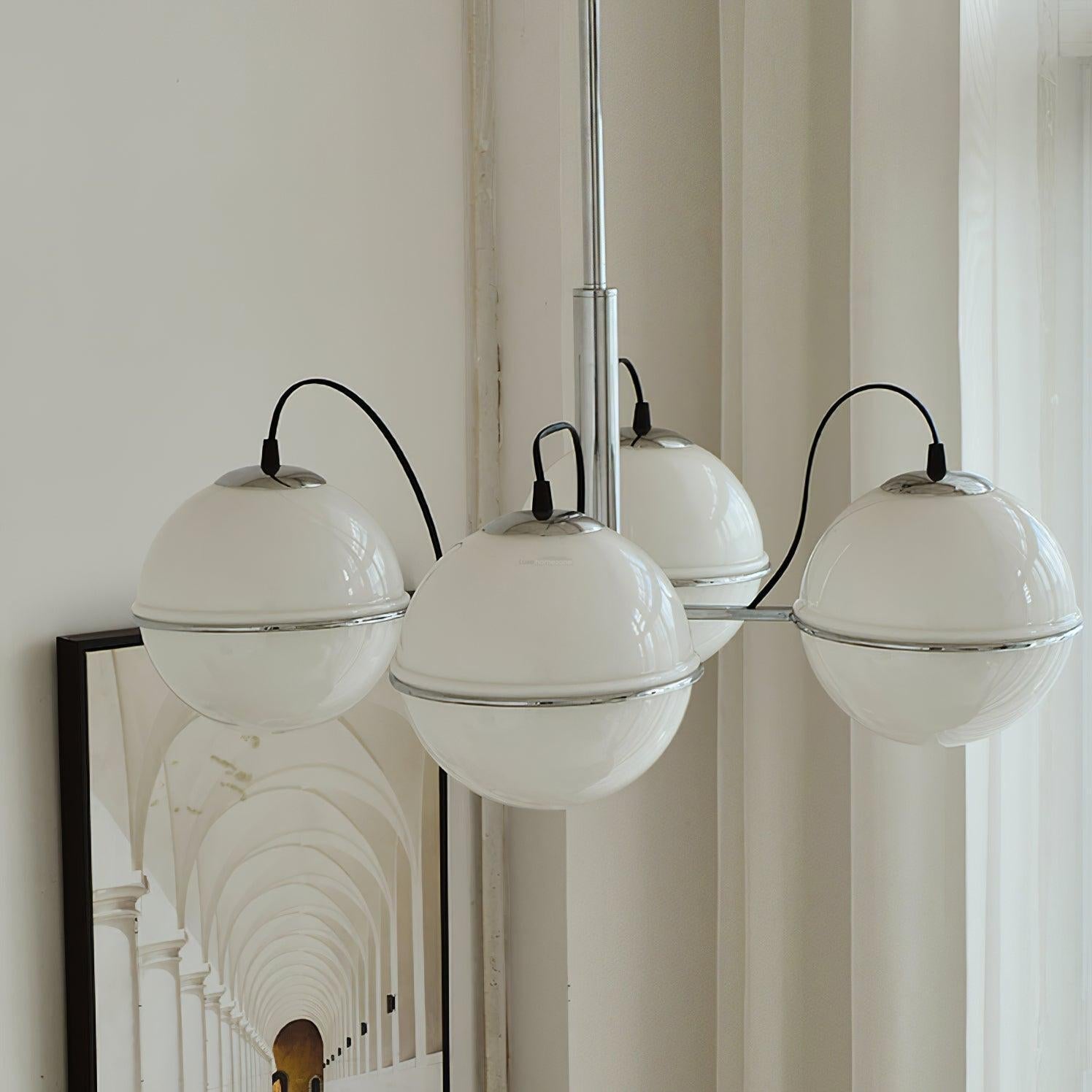 McCarren Chandelier ∅ 20.5″ - Bend, Marshmallow Chandelier-1-Luxehomezone