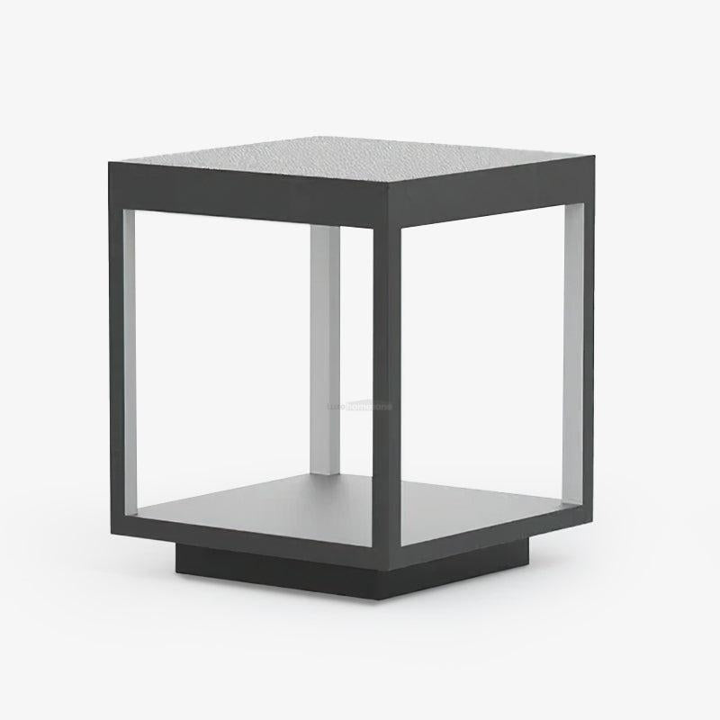 Square Frame Fence Post Garden Table Lamp