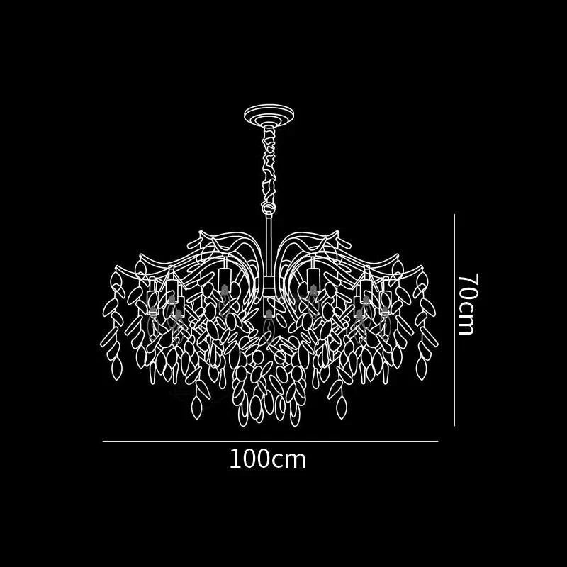 Dorale Chandelier with 7/9/11 heads