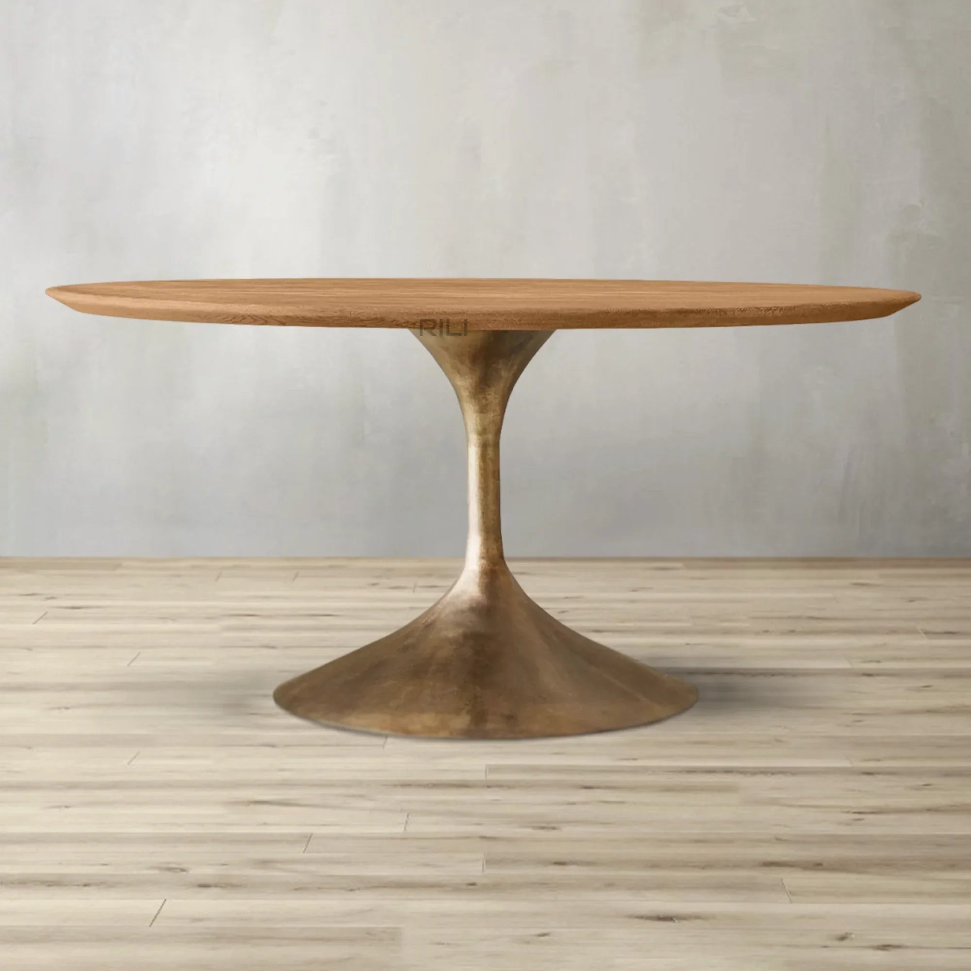 Aero Wood Round Dining Table