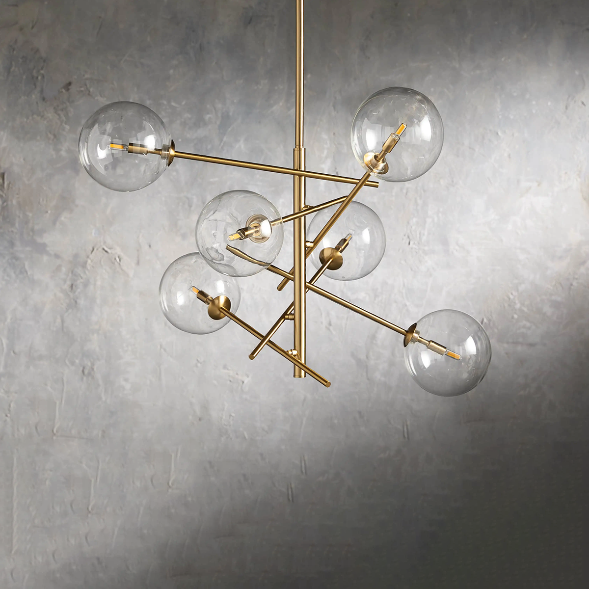 Moder Apollo Glass Ball Chandelier - Chandelier, Moder Apollo Series- Chandelier1-Luxehomezone