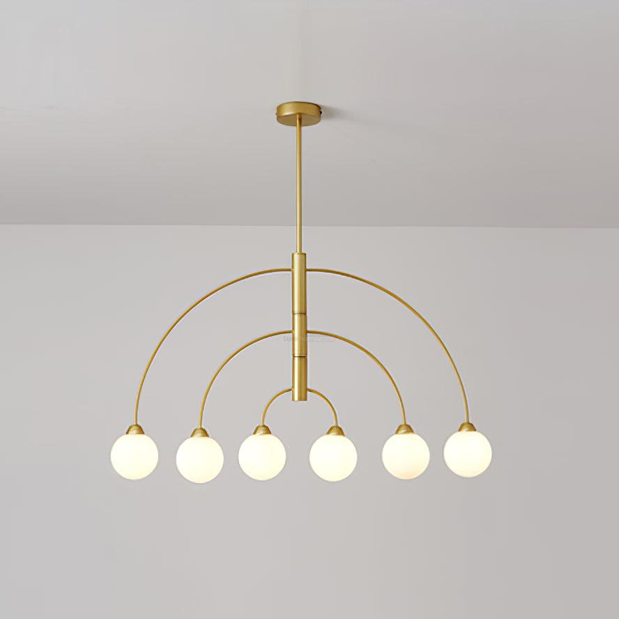 Prescott Chandelier with 4/6/8 heads - Bend, Marshmallow Chandelier-1-Luxehomezone