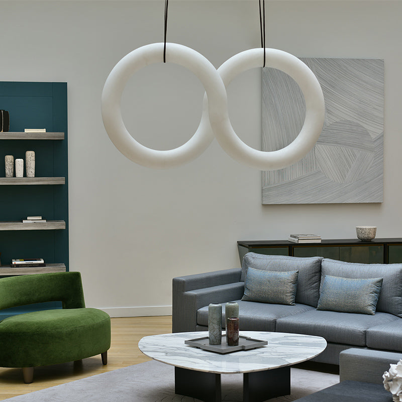 Ethera Alabaster Chandelier 55 7/8’W