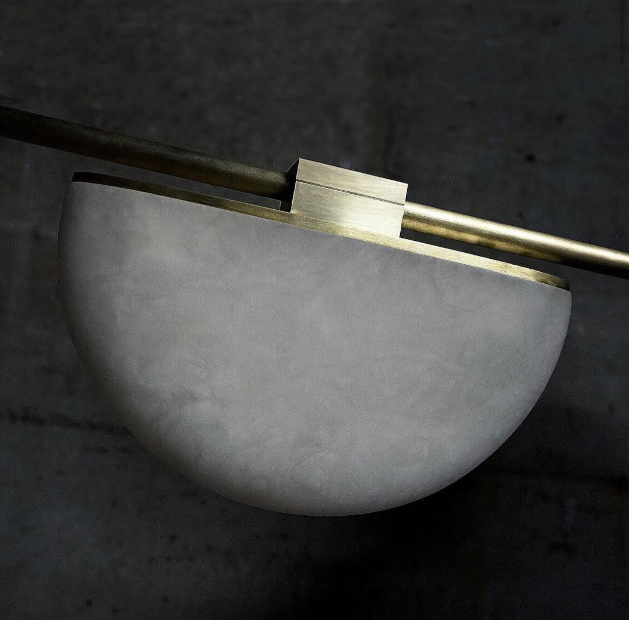 Enceladus Alabaster Chandelier 138"W