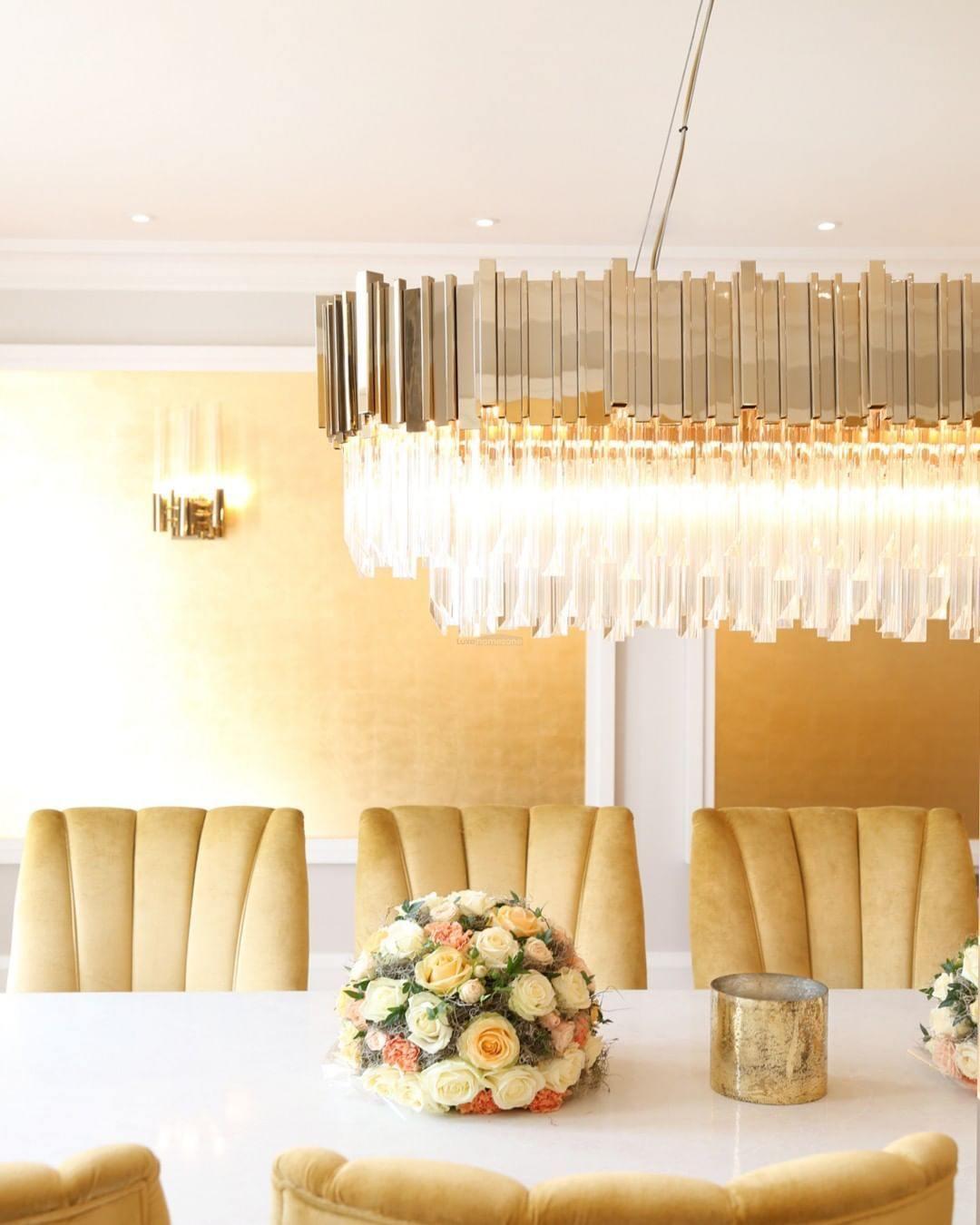 Empire Chandelier ∅ 11.8″ - Crystals-1-Luxehomezone