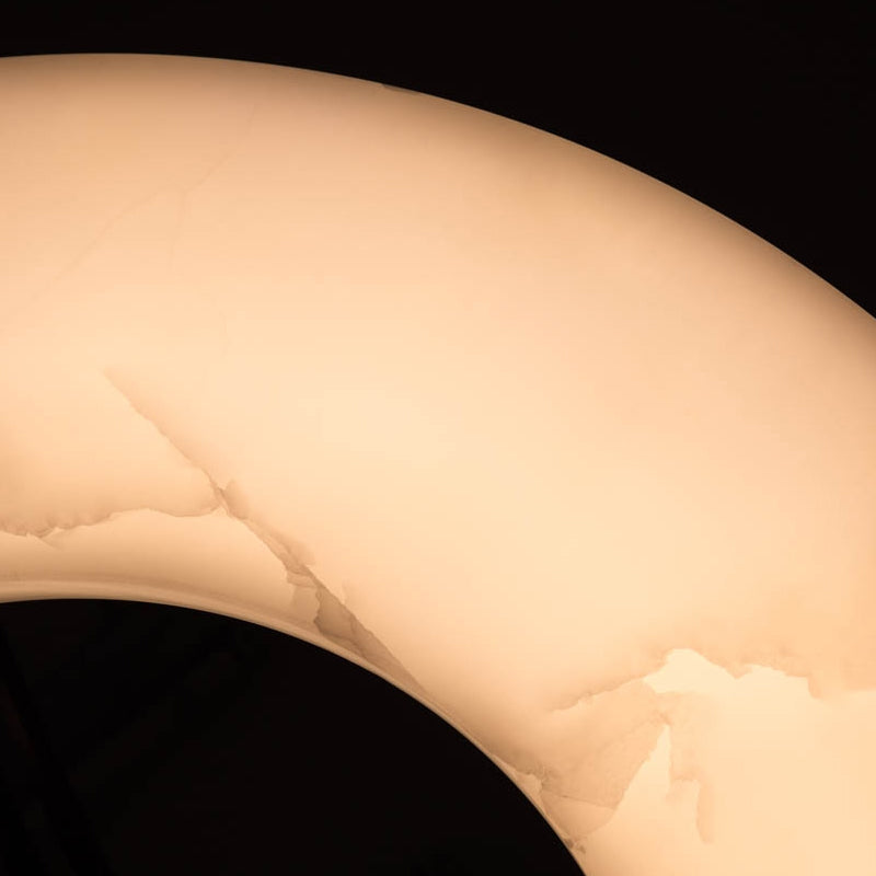Halo Alabaster Round Chandelier