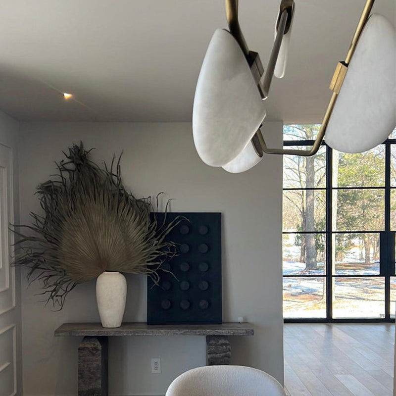 Enceladus Alabaster Chandelier 138"W