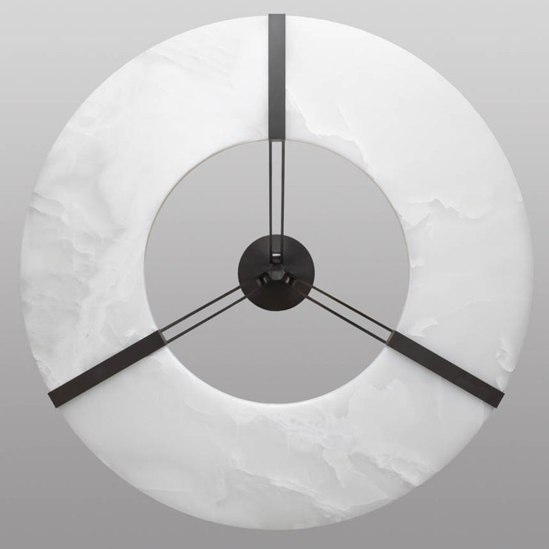 Halo Alabaster Round Chandelier