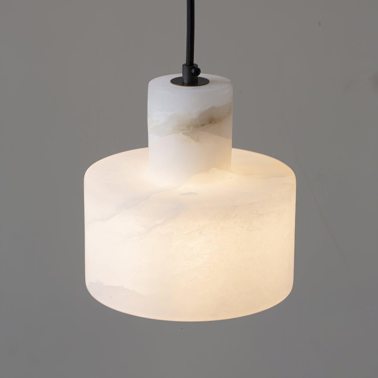 Cyls Pendant Alabaster Light - Luxehomezone