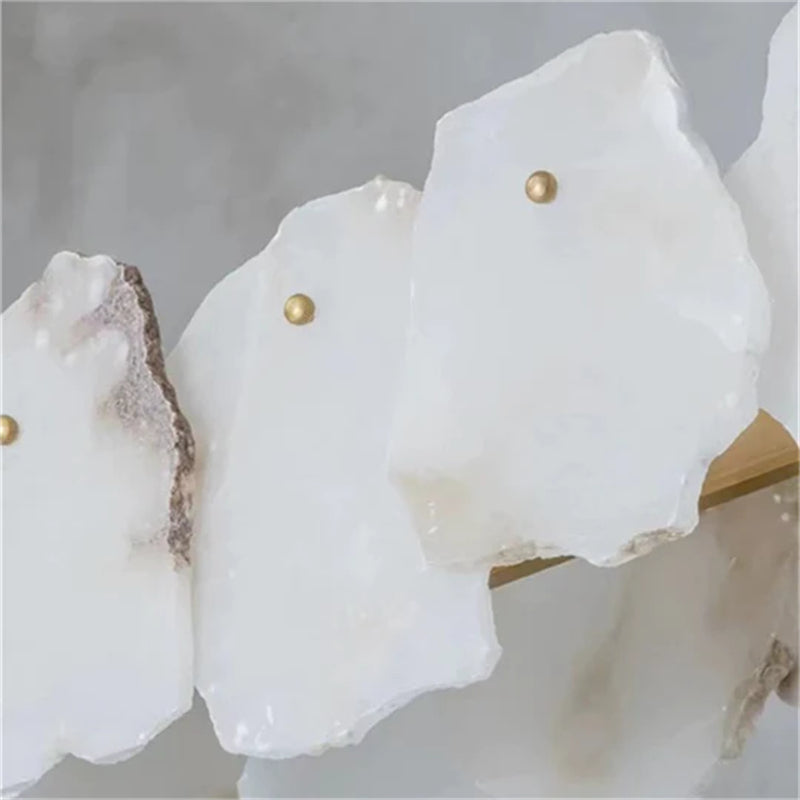 Talan Alabaster Round Chandelier