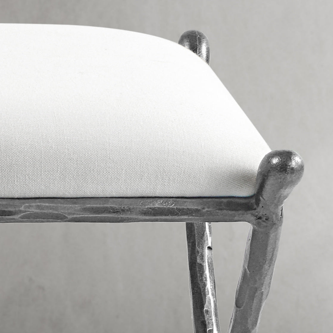 Thaddeus Horn Fabric Base Stool