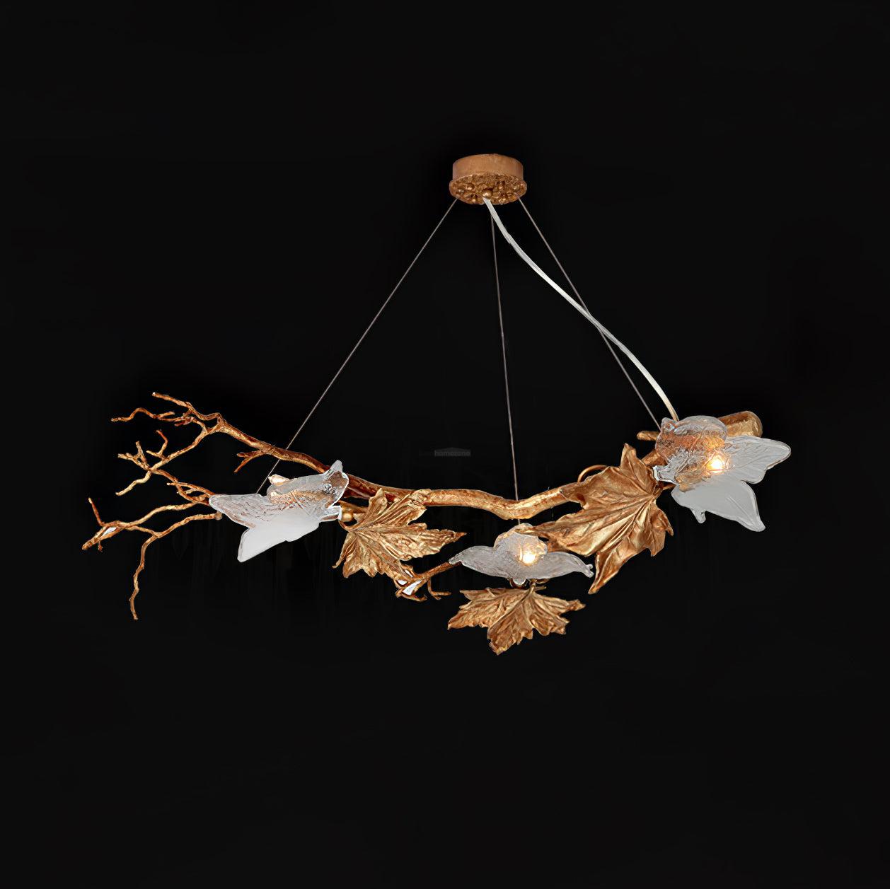 Folio Branch Type Brass Chandelier - Branch-1-Luxehomezone