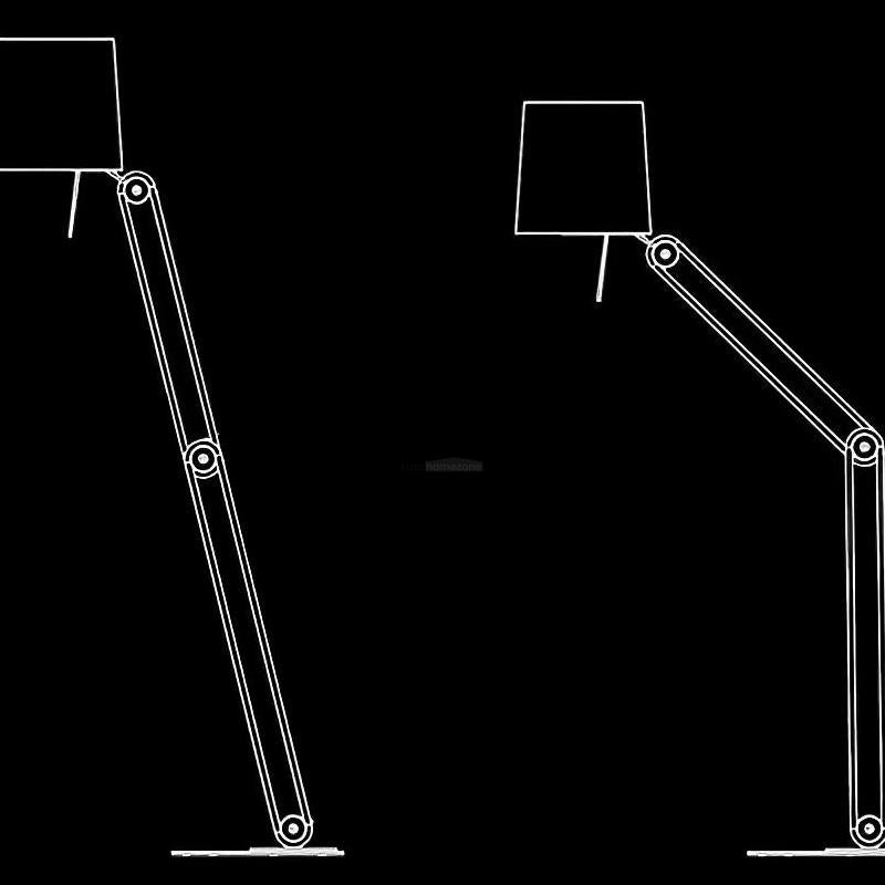 Sibaca Floor Lamp ∅ 15.4″ - Geometry-1-Luxehomezone