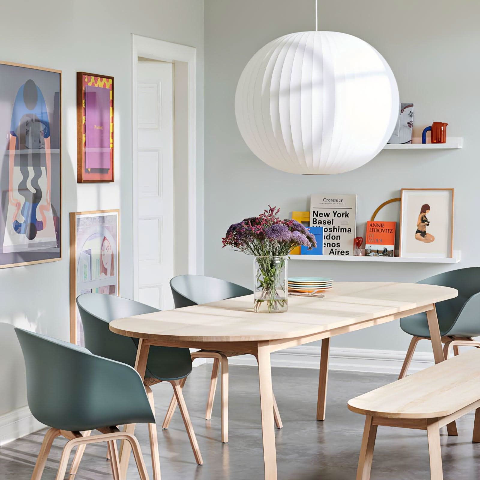 Bubble Pendant Light with Artificial Silk Lampshade - Luxehomezone