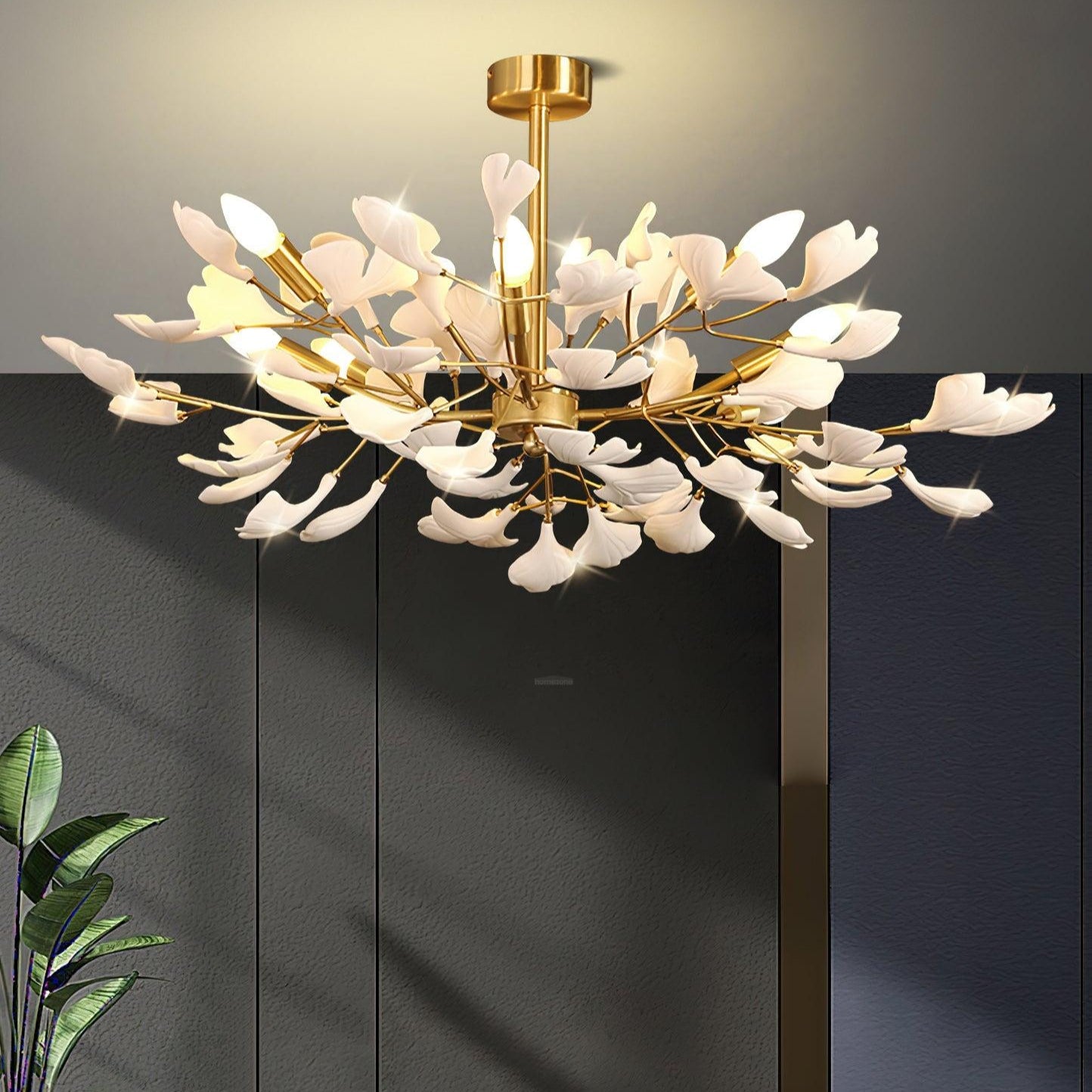 Gingko Chandelier Style J - Gingko, Gingko Chandelier-1-Luxehomezone