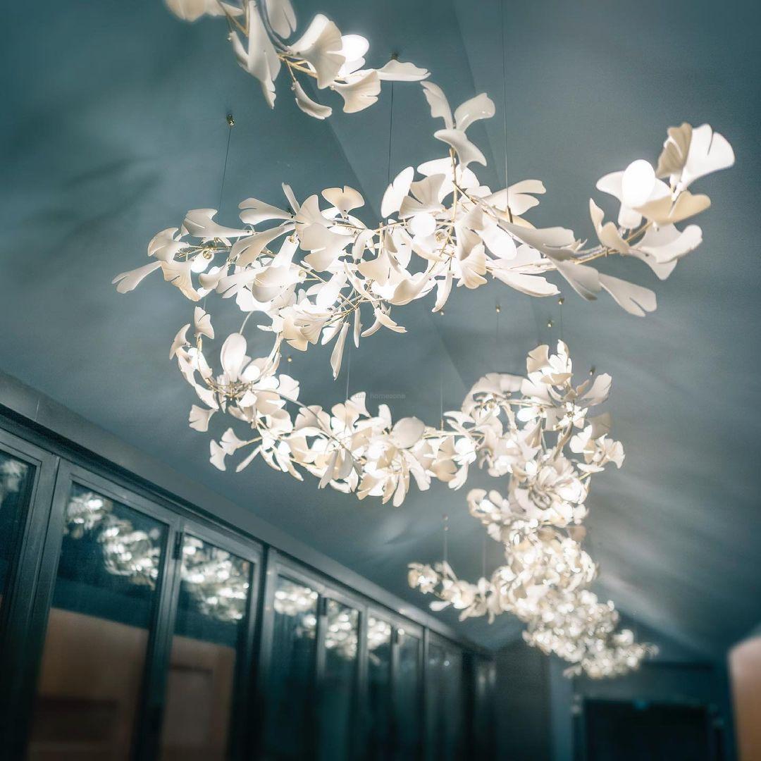 Gingko Chandelier Style C - Gingko, Gingko Chandelier-1-Luxehomezone