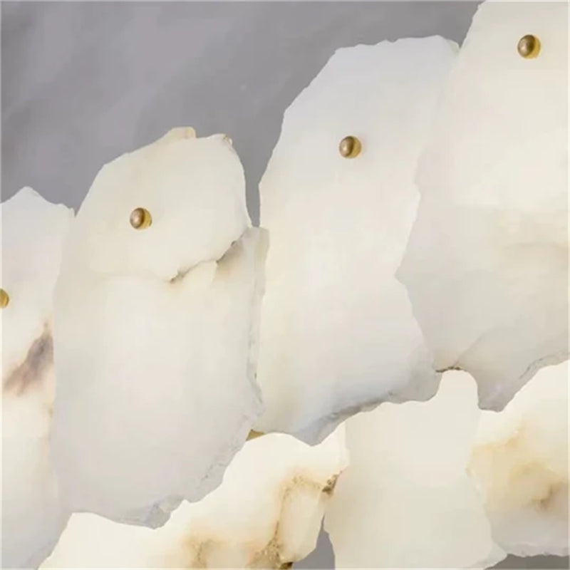 Talan Alabaster Round Chandelier