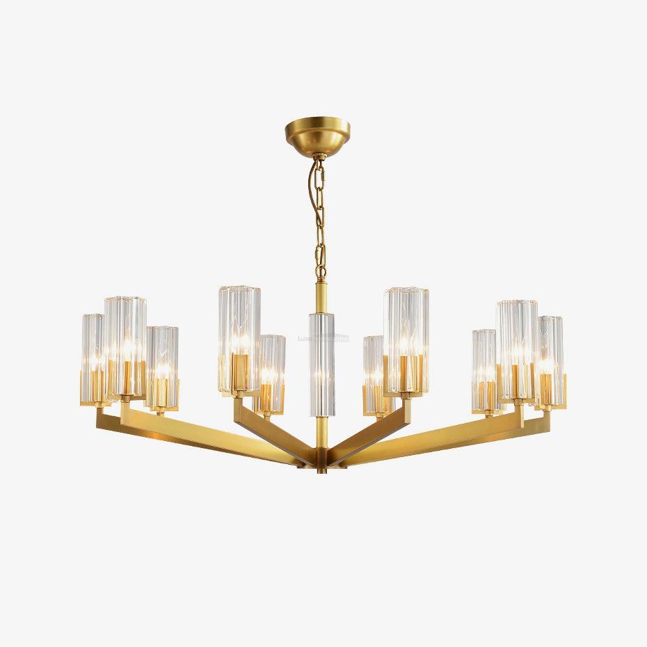 Kayla Brass Chandelier with 6/8/10/15 heads - Luxehomezone
