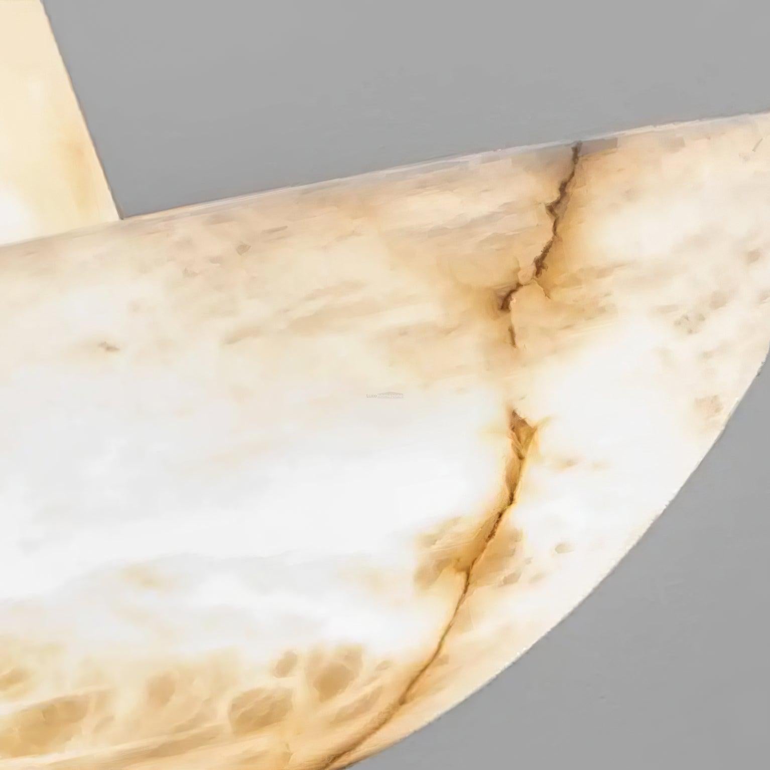 Domus Alabaster Round Chandelier - Alabaster, Alabaster Chandelier-1-Luxehomezone