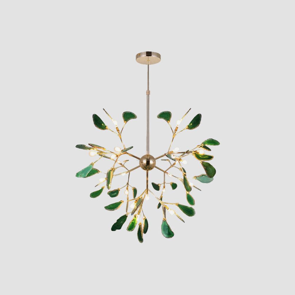 Agate Flake Chandelier with 4/12/16/20 heads - Branch-1-Luxehomezone