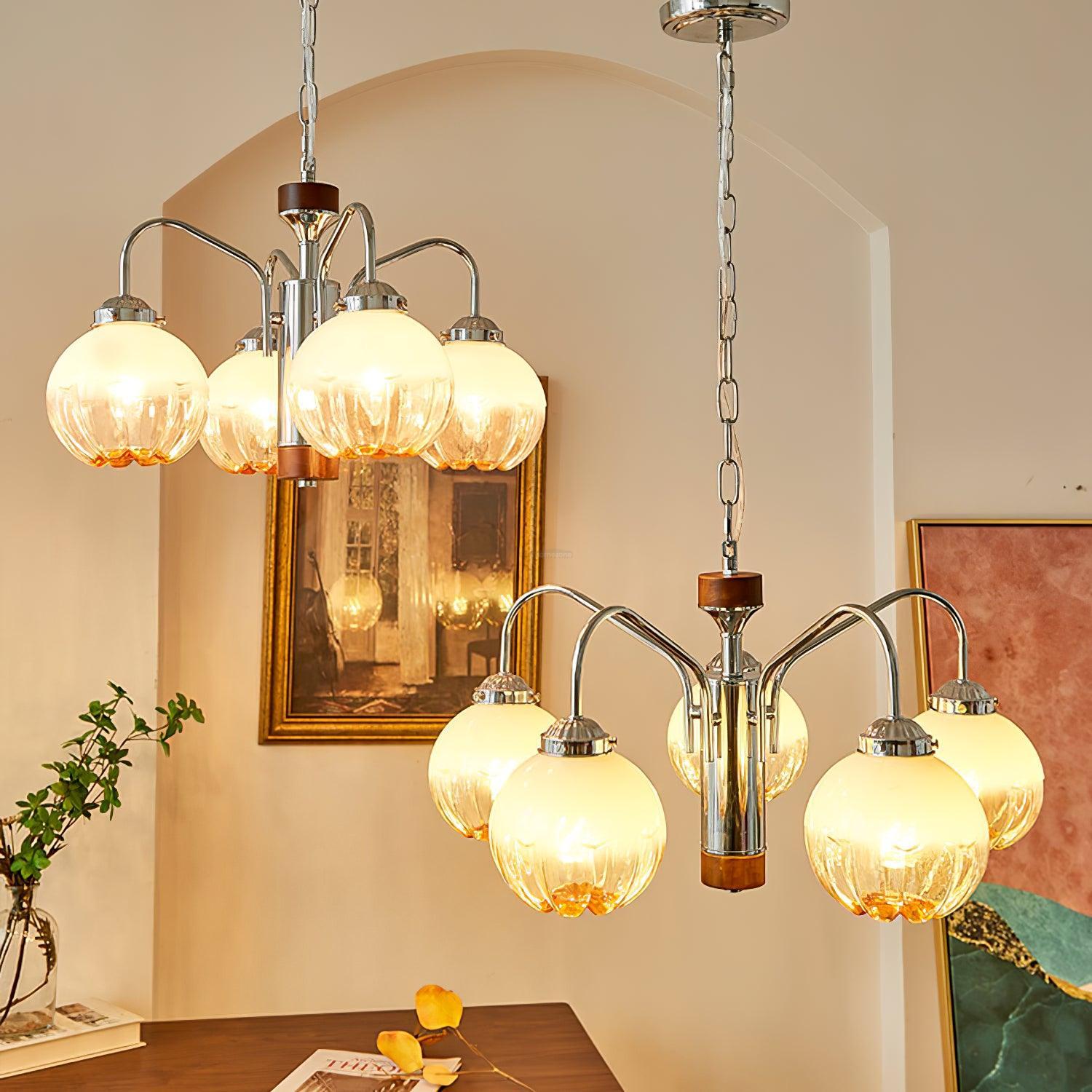 Flower Bud Chandelier ∅ 15.7″ - Bend-1-Luxehomezone