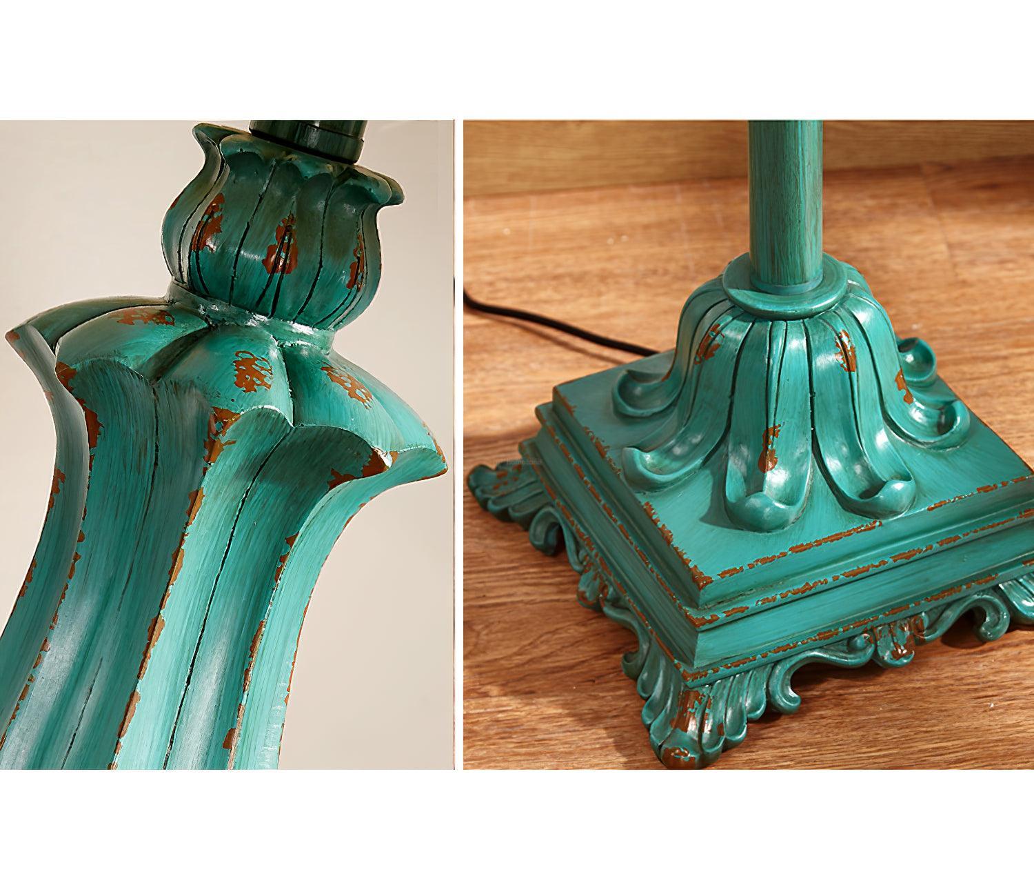 Lark Floor Lamp ∅ 16.5″ - Drapery-1-Luxehomezone