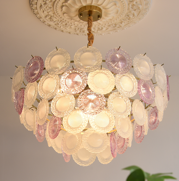 Rainbow Chandelier with Round/Long canopy - Luxehomezone