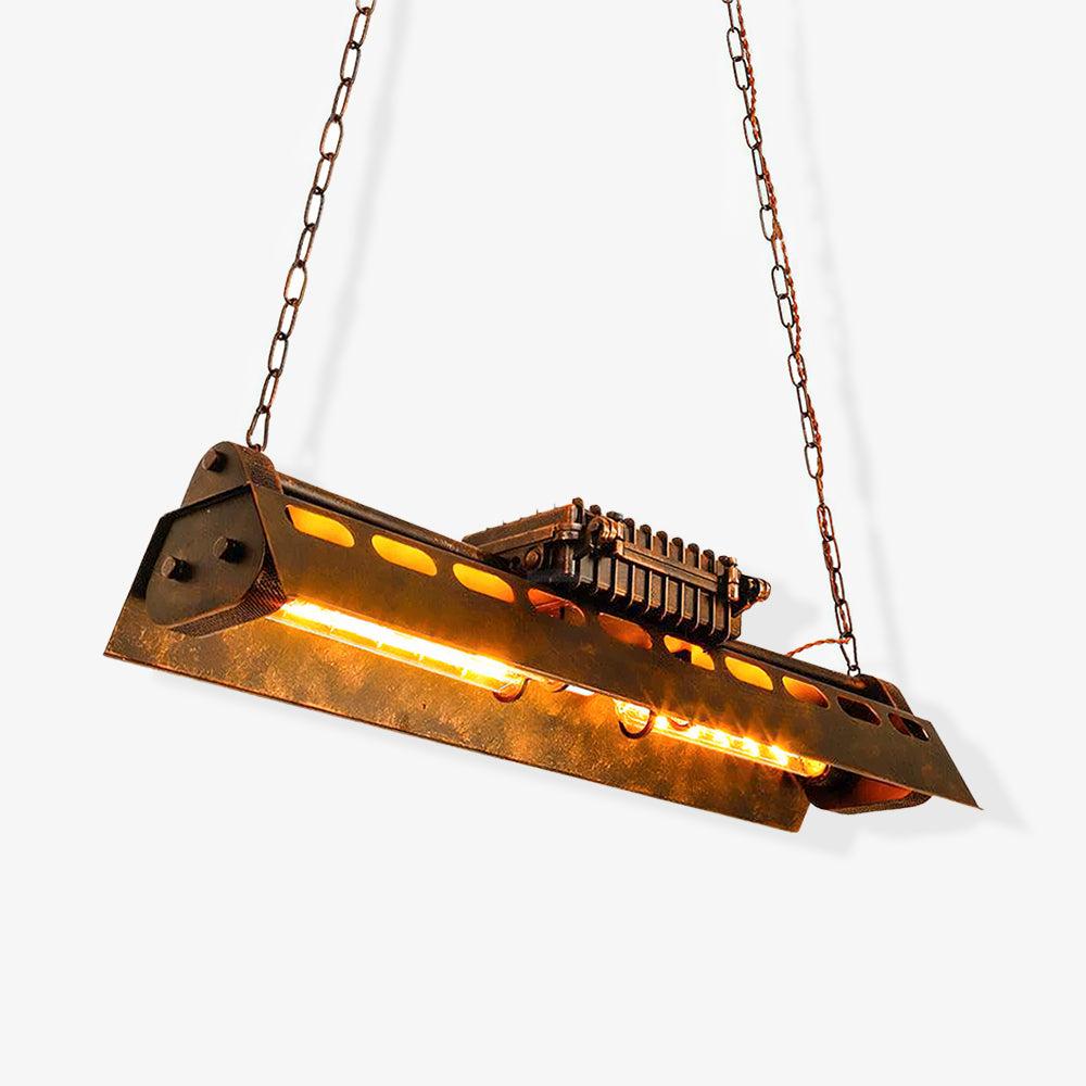 Industrial Steampunk Style Chandelier, Dining Table Lamp, Kitchen Island Lamp - Bar, Bloom, Optimized-1-Luxehomezone