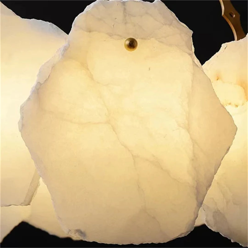 Talan Alabaster Round Chandelier