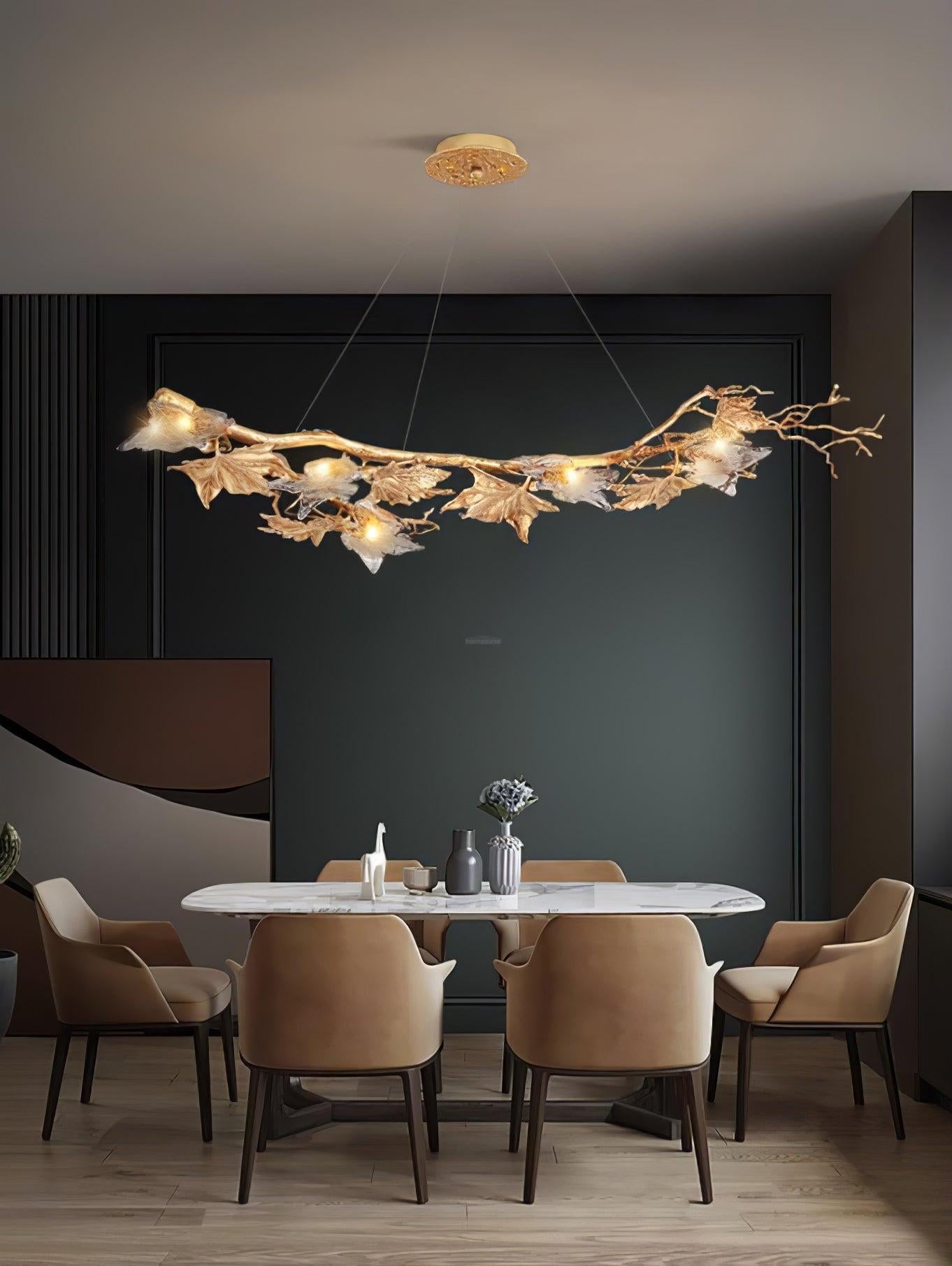 Folio Branch Type Brass Chandelier - Branch-1-Luxehomezone