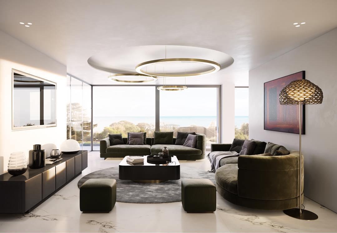 Ring LED Pendant - Straps-1-Luxehomezone