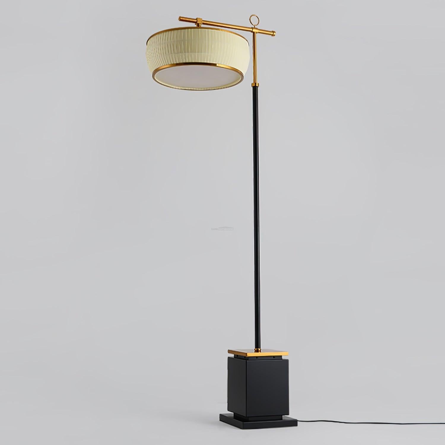 Hejun Fabric Floor Lamp W 24.4″ - Drapery-1-Luxehomezone