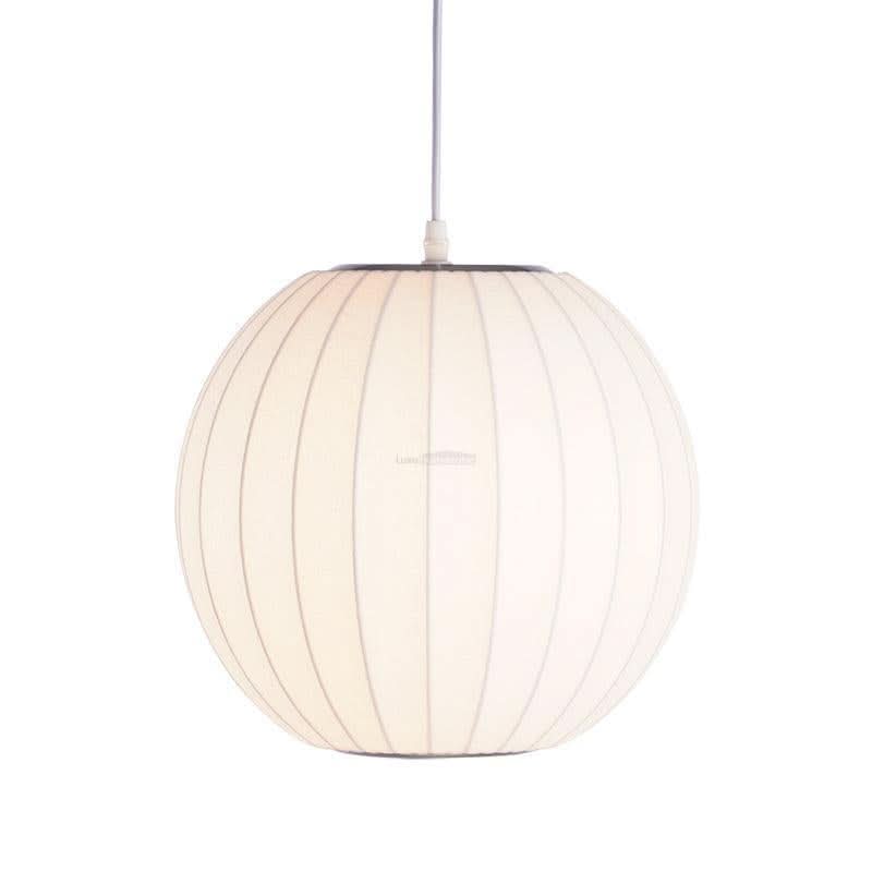 Bubble Pendant Light with Artificial Silk Lampshade - Luxehomezone