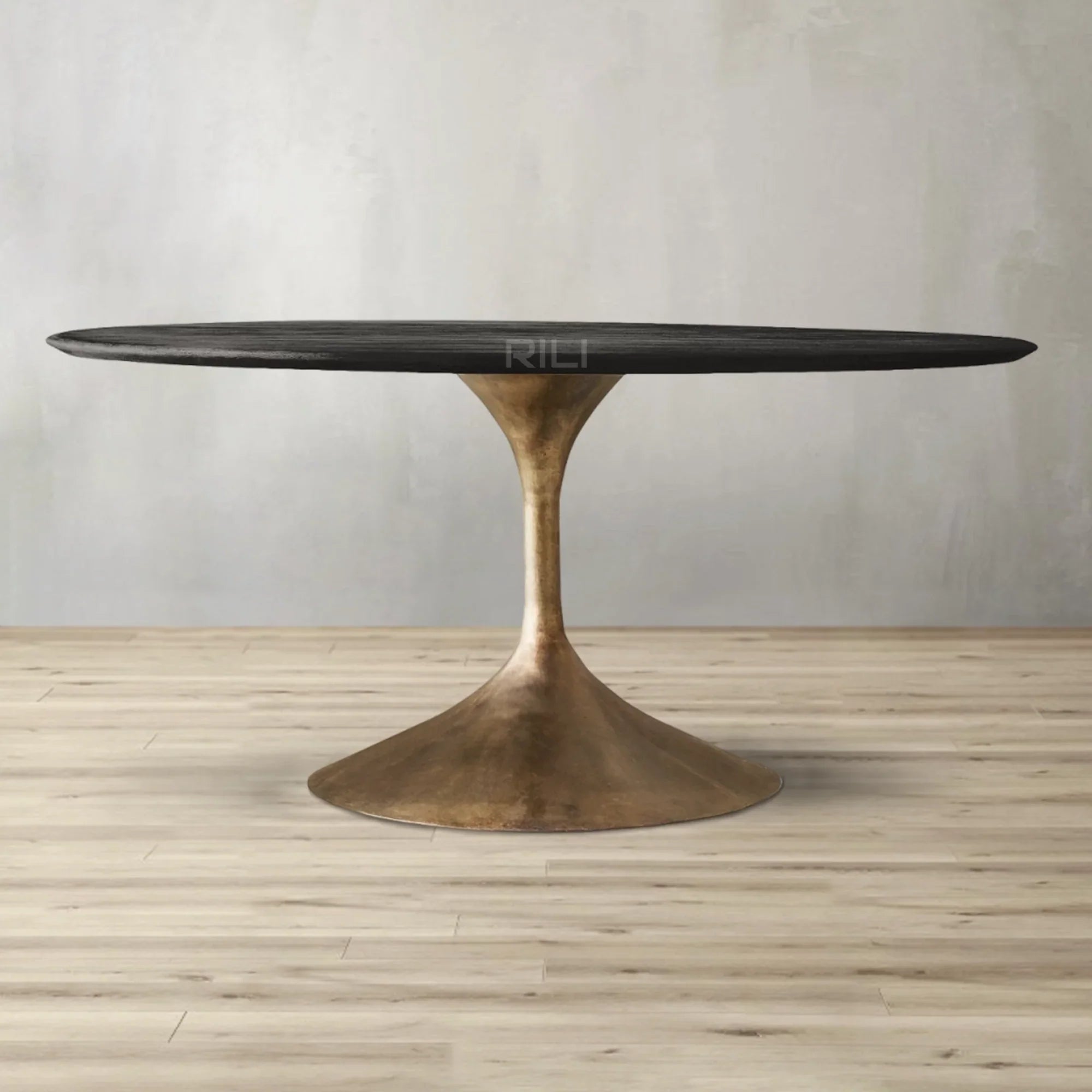 Aero Wood Round Dining Table
