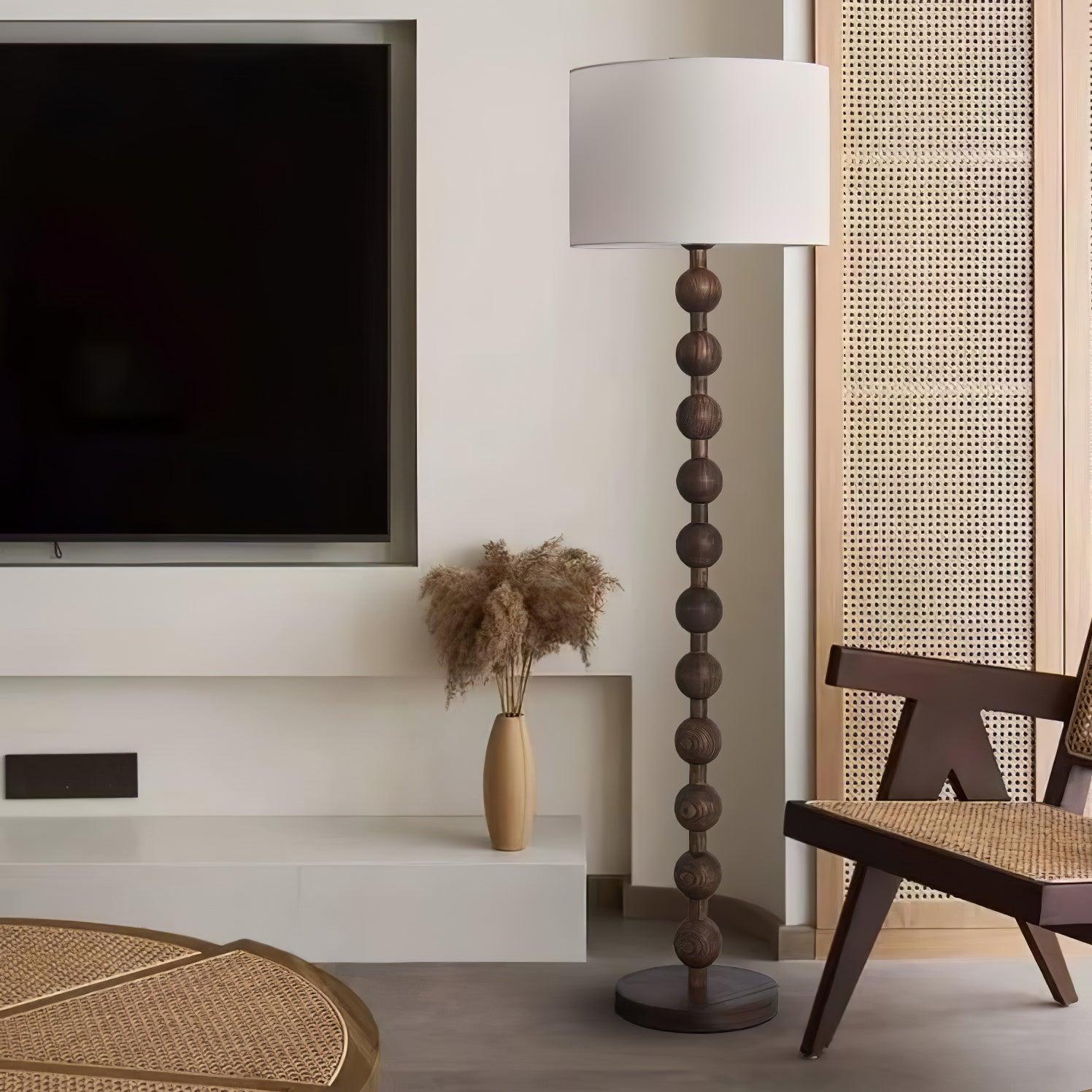 Hugo Barbell Floor Lamp  ∅ 15.7″ - Luxehomezone