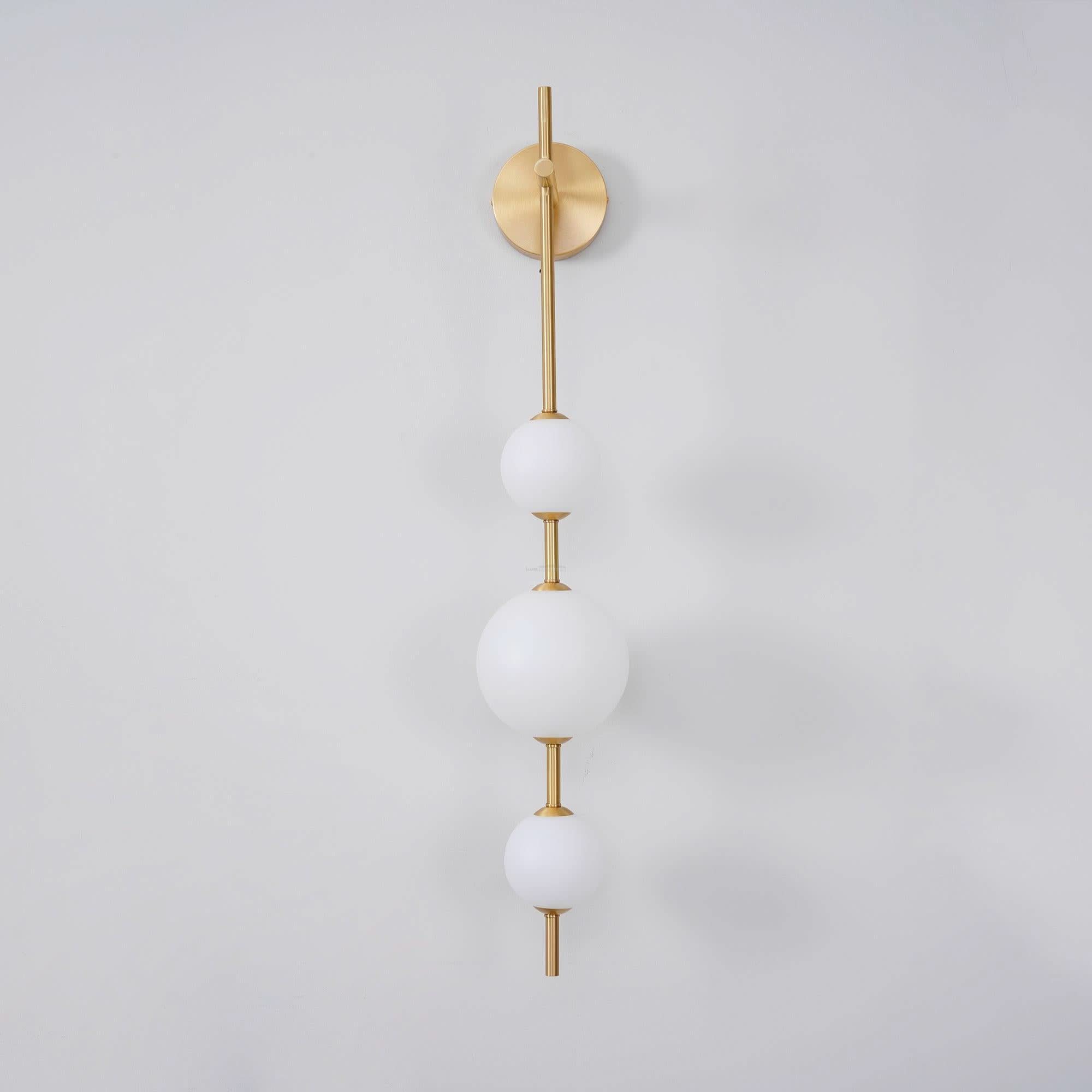 Vertical Globe Wall Sconce - Luxehomezone