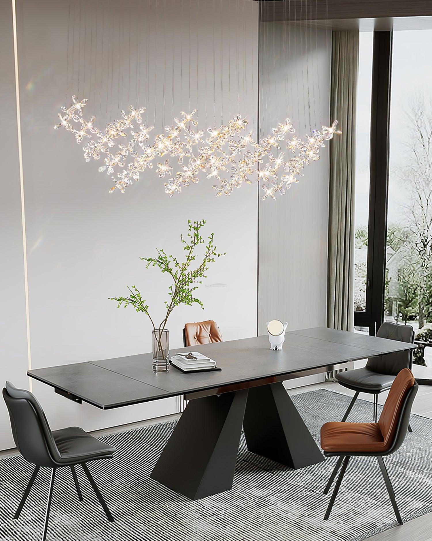 Floating Butterfly Chandelier L 47.2″ - Luxehomezone