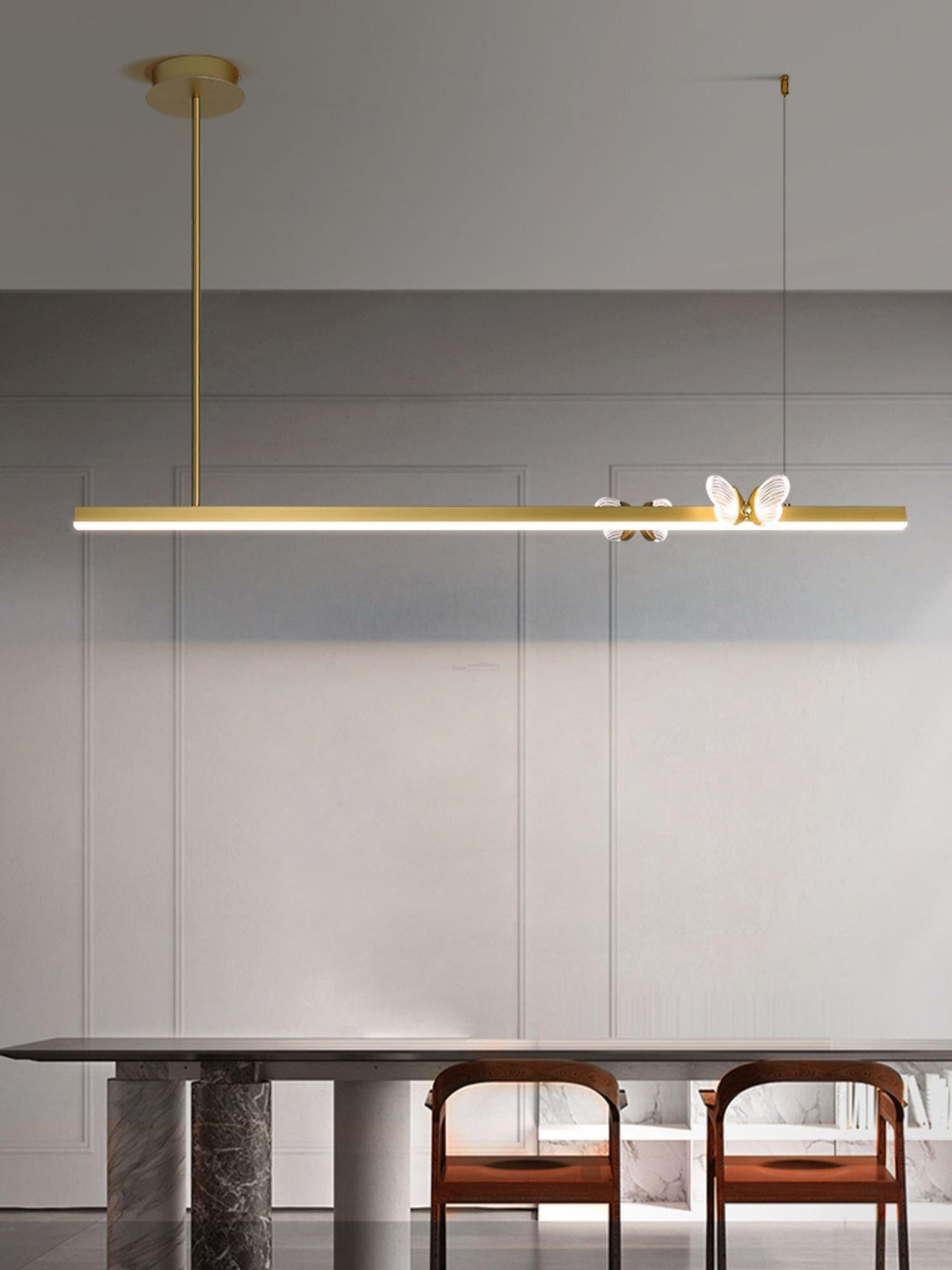 Cohen Butterfly Linear Chandelier - Butterfly-1-Luxehomezone