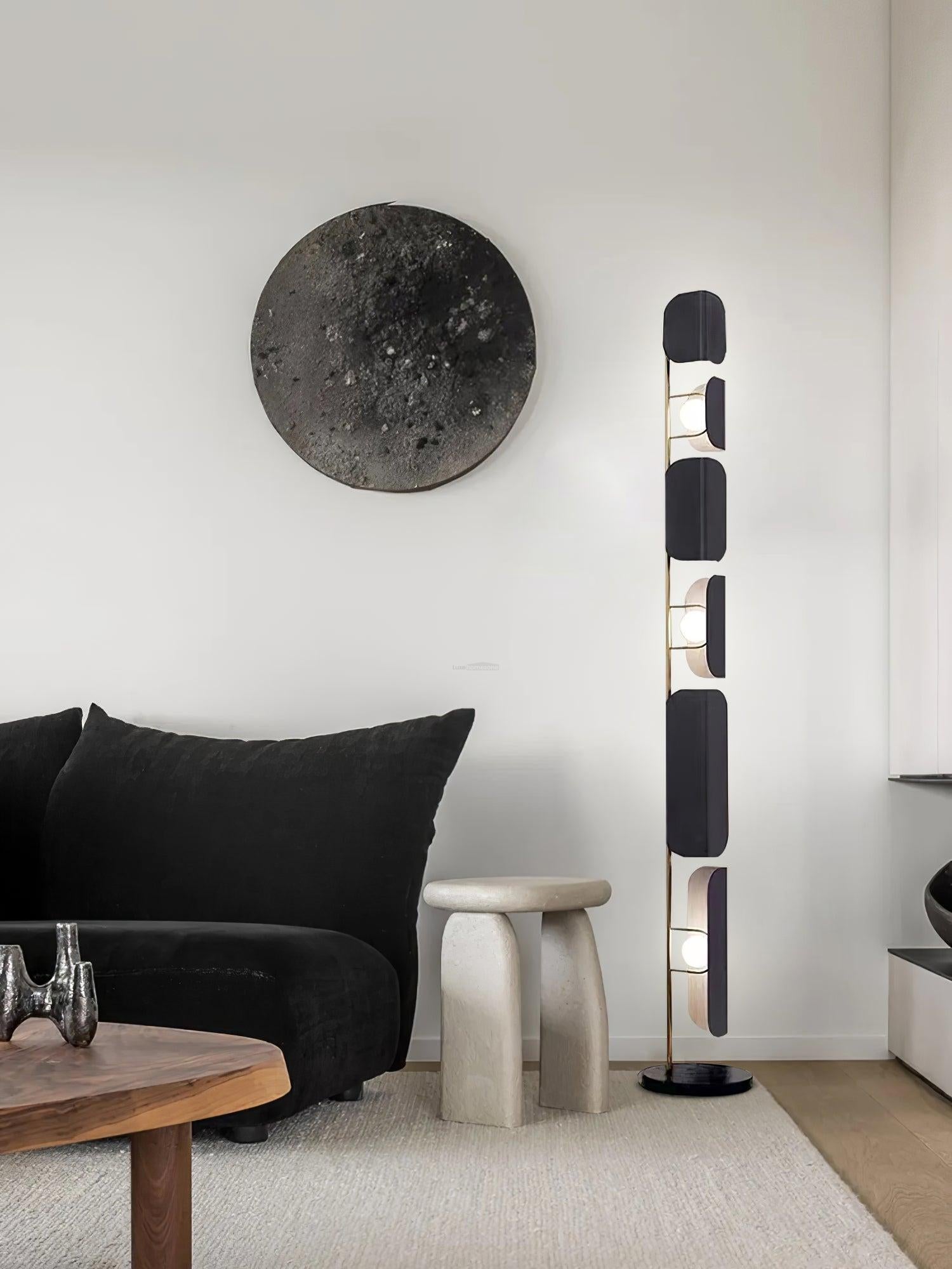 Leagan Floor Lamp  ∅ 11.8″ - Pillar-1-Luxehomezone
