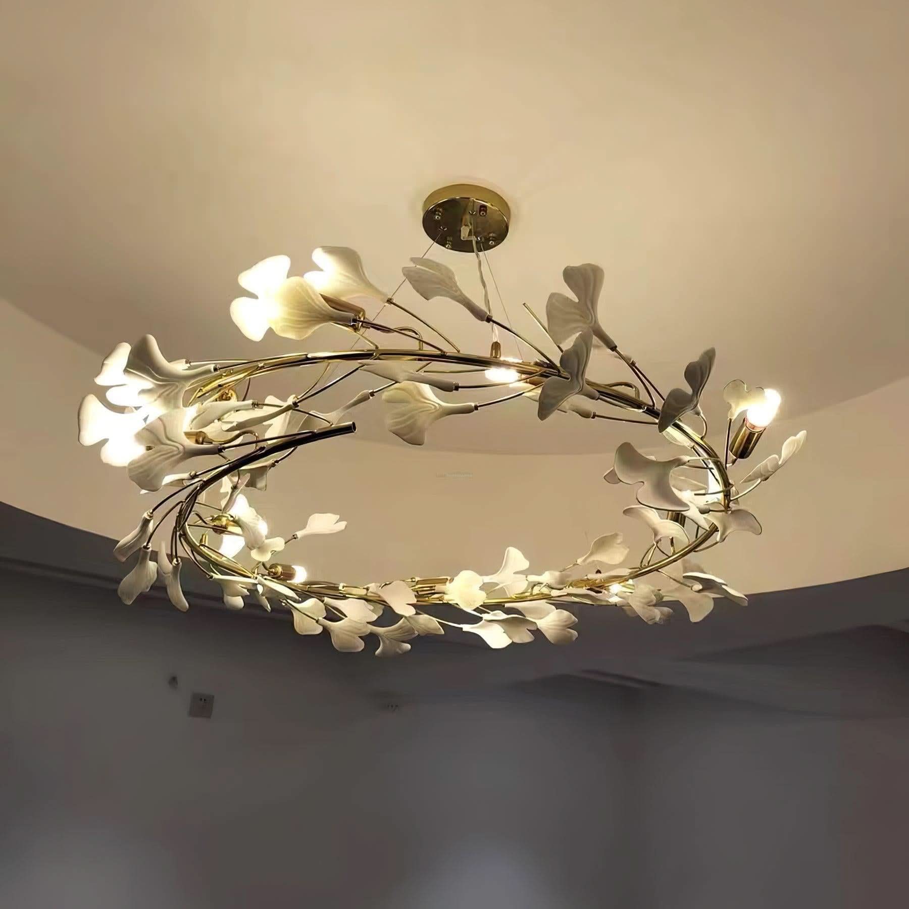 Gingko Chandelier Style U - Luxehomezone