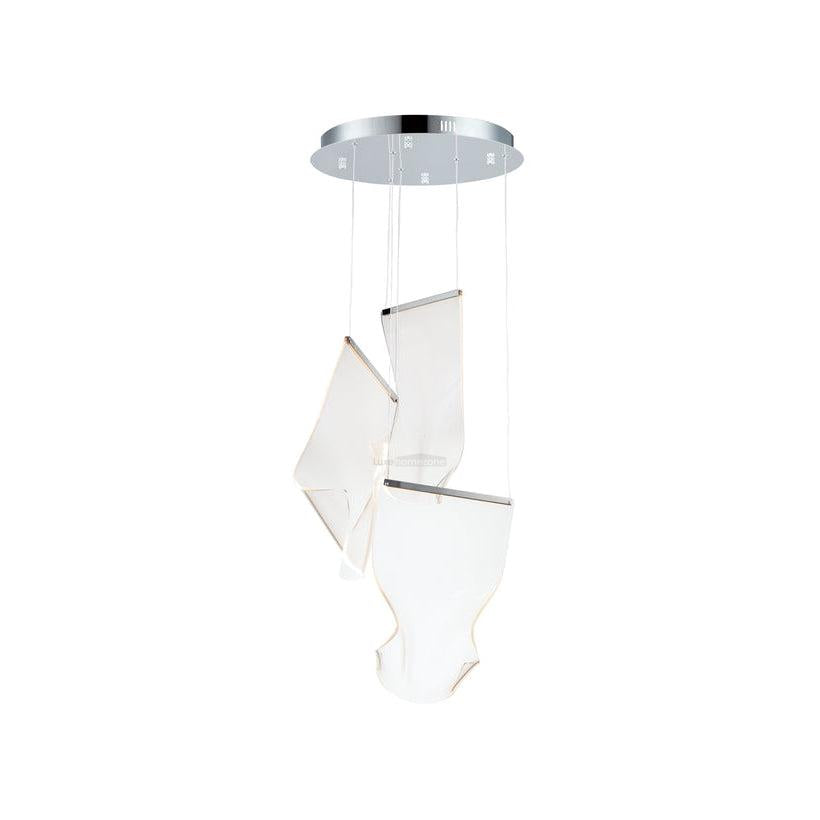 Acrylic Staircase Chandelier - Helia-1-Luxehomezone
