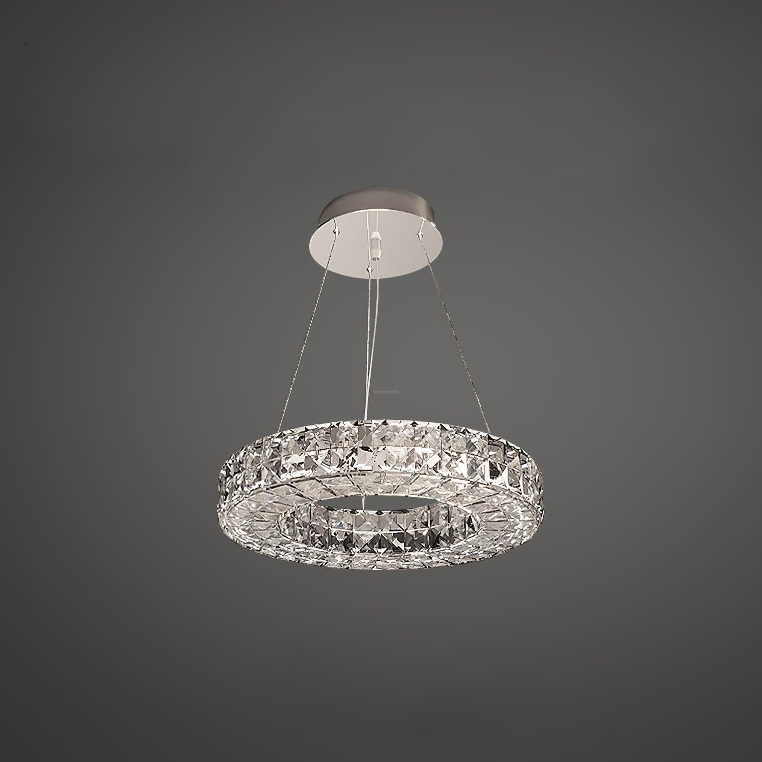 Spiridon Crystal Chandelier ∅ 15.7″~39.4'' - Crystals-1-Luxehomezone