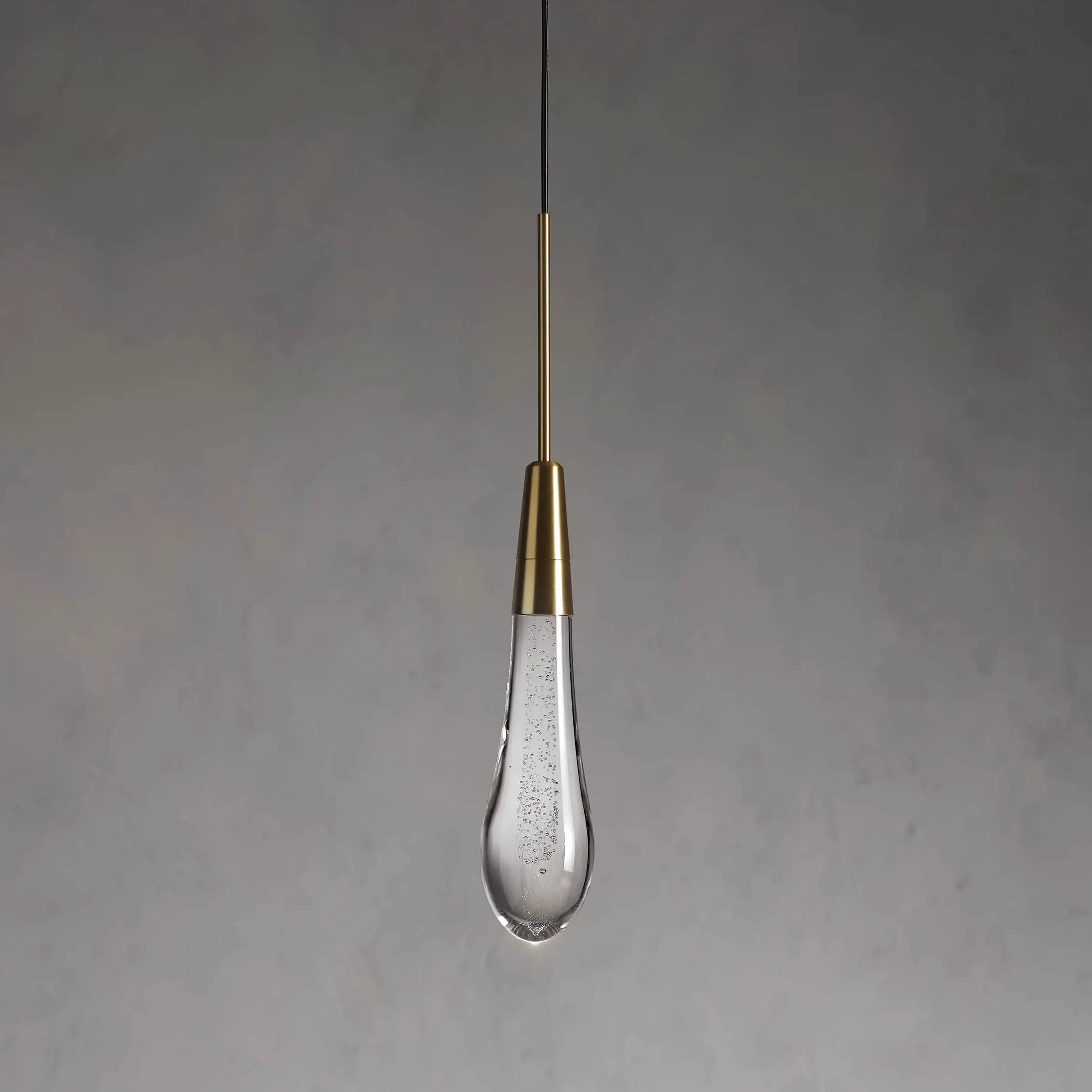 Solitaire Modern Pendant 13"H