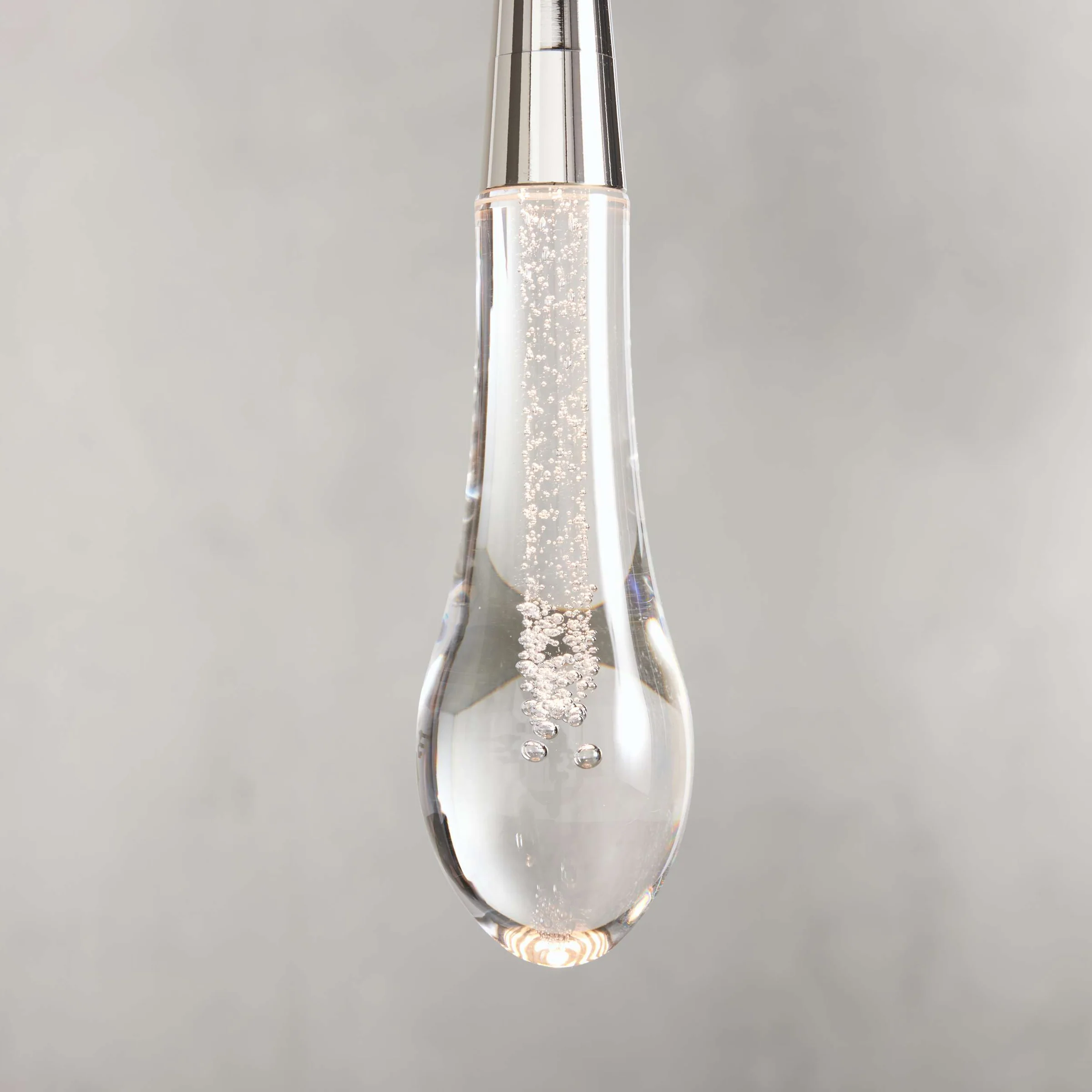Solitaire Modern Pendant 13"H