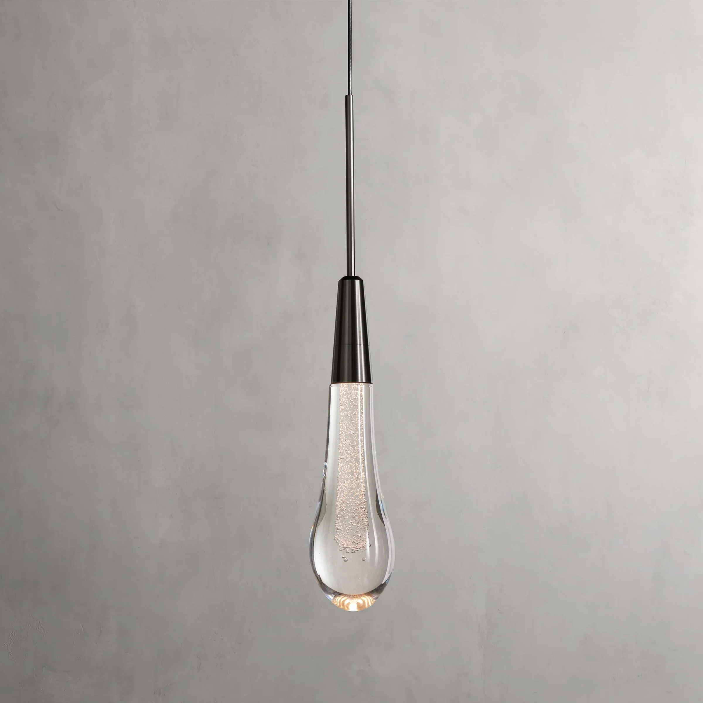 Solitaire Modern Pendant 13"H