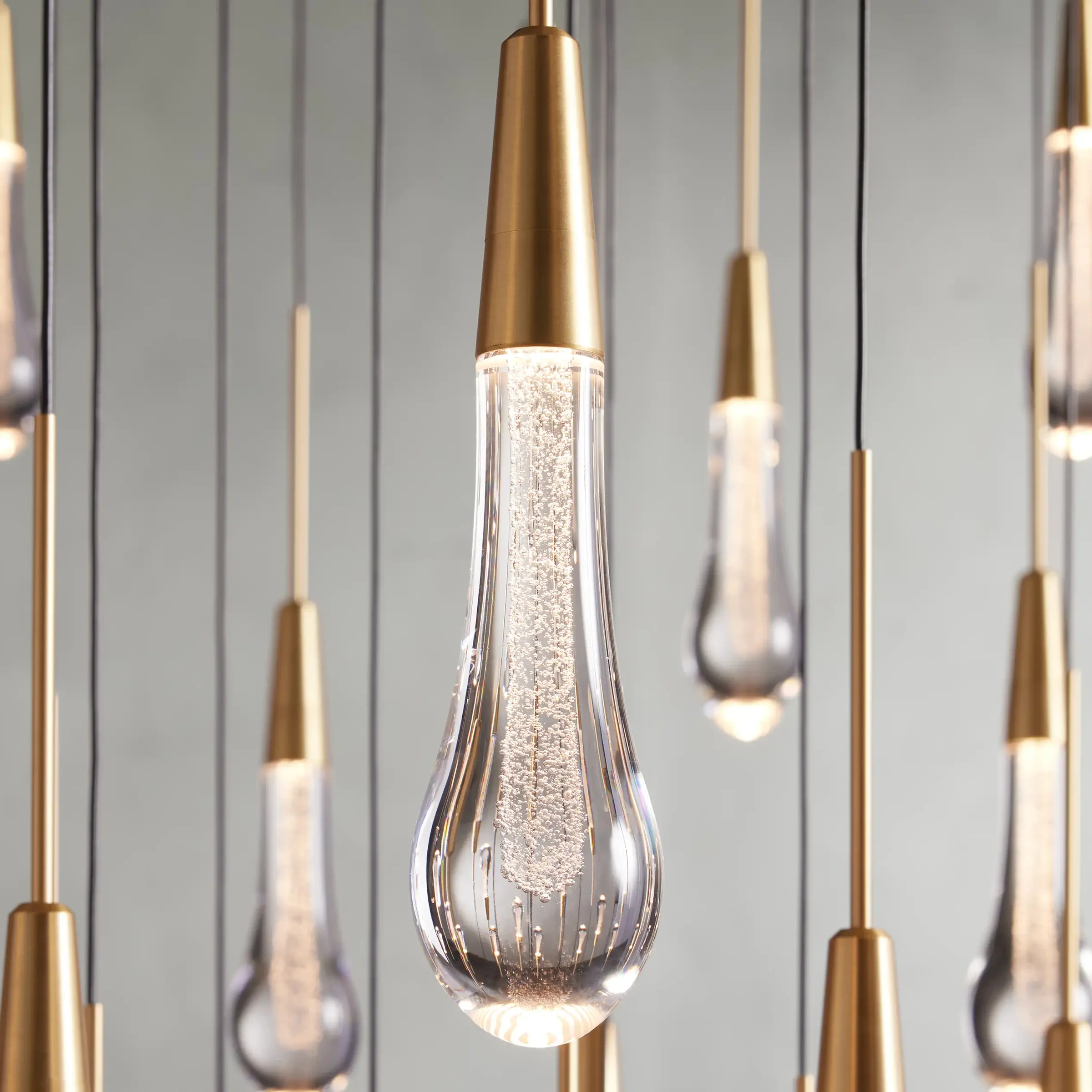 Solitaire Round Chandelier 58"D - Chandeliers- Chandeliers1-Luxehomezone