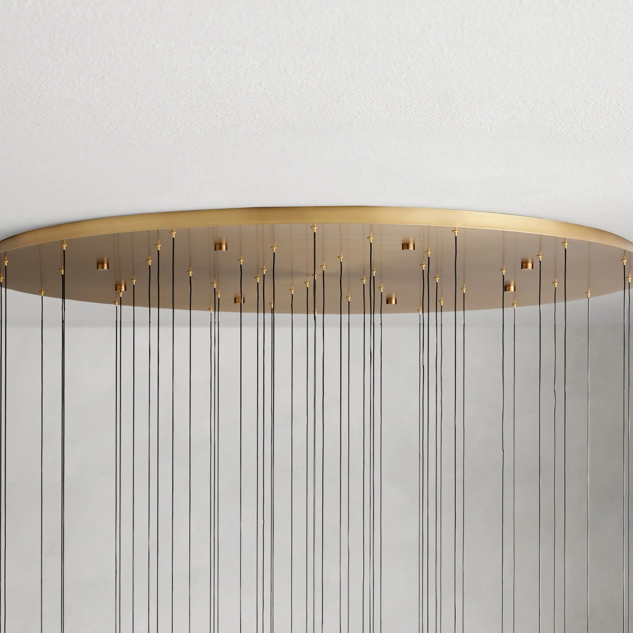 Solitaire Round Chandelier 58"D - Chandeliers- Chandeliers1-Luxehomezone